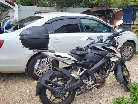 2016 Bajaj Pulsar NS 200, белый, 105000 рублей, вид 2