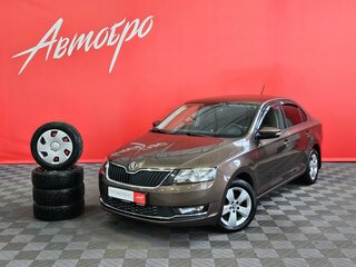 2018 Skoda Rapid I Рестайлинг, коричневый, 1390000 рублей, вид 1