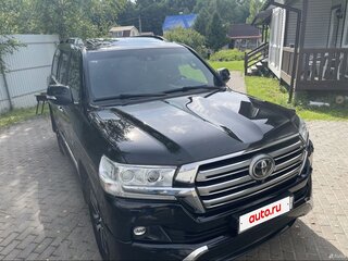 2016 Toyota Land Cruiser 200 Series Рестайлинг 2, чёрный, 4500000 рублей, вид 2