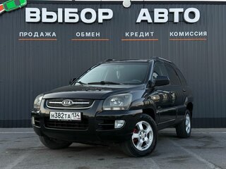 2008 Kia Sportage II, чёрный, 740000 рублей, вид 1