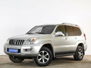 2004 Toyota Land Cruiser Prado 4-speed 120 Series, серебристый, 1729000 рублей, вид 3