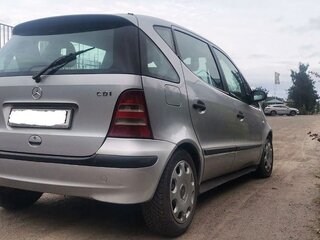 2002 Mercedes-Benz A-Класс 170 I (W168) Рестайлинг, серебристый, 370000 рублей, вид 3