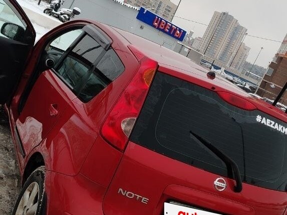 2008 Nissan Note I Рестайлинг, пурпурный - вид 6