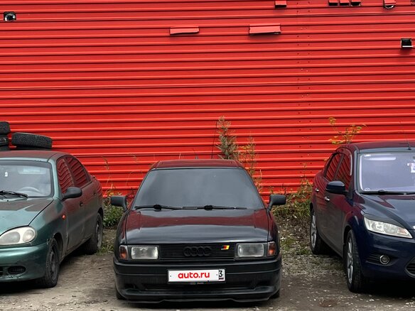 1991 Audi 80 IV (B3), чёрный - вид 3