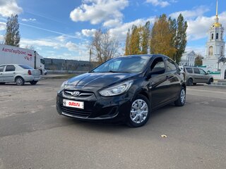 2014 Hyundai Solaris I, чёрный, 895000 рублей, вид 1