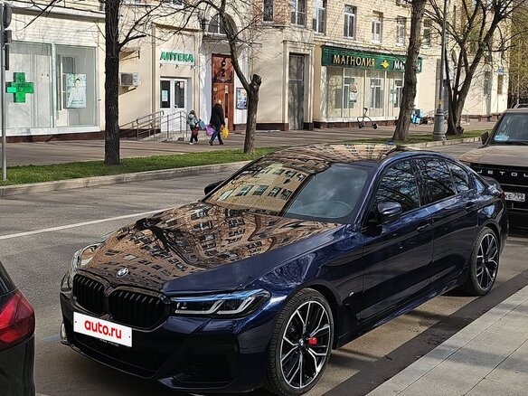 2021 BMW 5 серии 540d xDrive VII (G30/G31/G38) Рестайлинг, синий, 6500000 рублей - вид 18