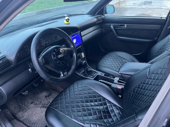1996 Audi A6 I (C4), синий, 370000 рублей - вид 8