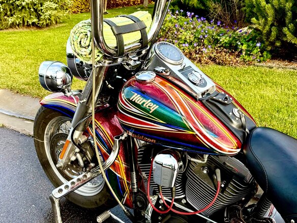 2004 Harley-Davidson Heritage, красный, 2000000 рублей - вид 4