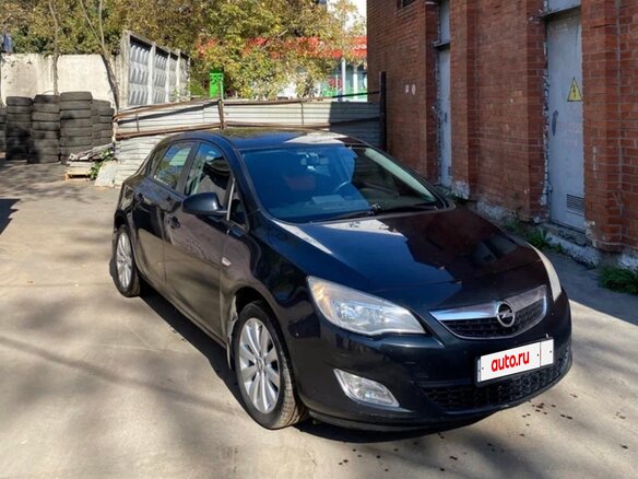 2011 Opel Astra J, чёрный, 749000 рублей