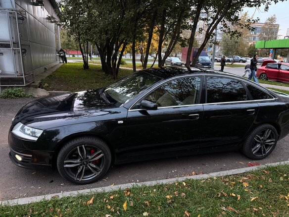 2008 Audi A6 III (C6), чёрный, 950000 рублей - вид 1