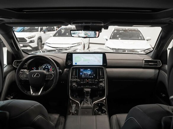 2026 Lexus LX 600 IV, чёрный - вид 12