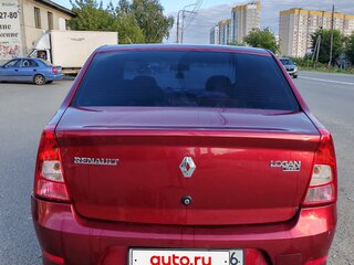 2013 Renault Logan I Рестайлинг, красный, 350000 рублей, вид 3
