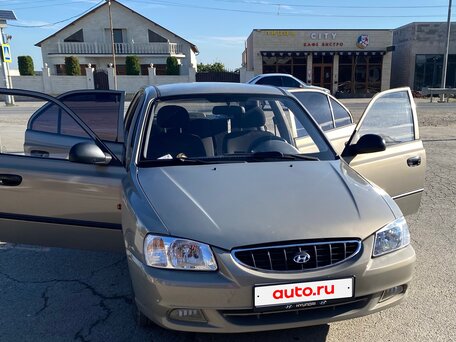 2008 Hyundai Accent ТагАЗ II, бежевый, 400000 рублей, вид 2