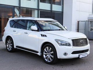 2010 Infiniti QX56 II, белый, 1617165 рублей, вид 3