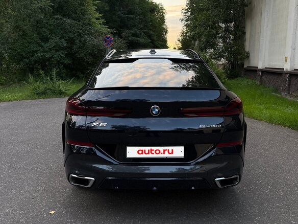 2024 BMW X6 30d III (G06) Рестайлинг, синий, 13900000 рублей - вид 6