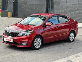 2017 Kia Rio III Рестайлинг, красный, 999000 рублей, вид 4