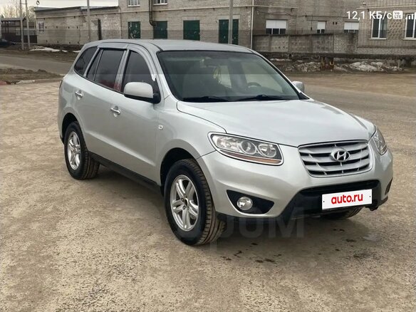 2010 Hyundai Santa Fe II Рестайлинг, серый, 1185000 рублей - вид 2