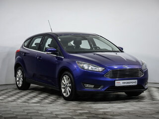 2016 Ford Focus III Рестайлинг, синий, 787777 рублей, вид 3