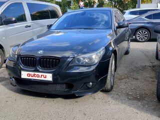 2008 BMW 5 серии 525xi V (E60/E61) Рестайлинг, чёрный, 1150000 рублей, вид 3
