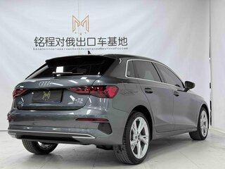 2023 Audi A3 Sportback 35 TFSI IV (8Y), зелёный, 1890000 рублей, вид 4