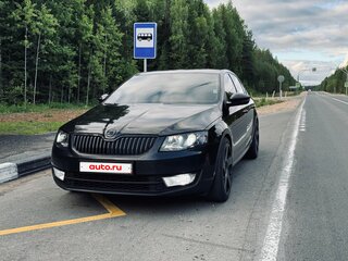 2014 Skoda Octavia III (A7), чёрный, 1200000 рублей, вид 2