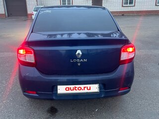 2014 Renault Logan II, синий, 575000 рублей, вид 3