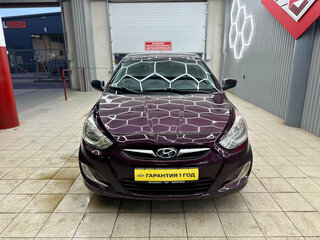 2011 Hyundai Solaris I, фиолетовый, 570000 рублей, вид 2