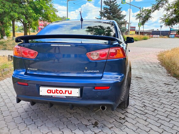 2008 Mitsubishi Lancer X, синий, 1000000 рублей - вид 8