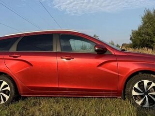 2019 Lada (ВАЗ) Vesta SW I, красный, 1100000 рублей, вид 3