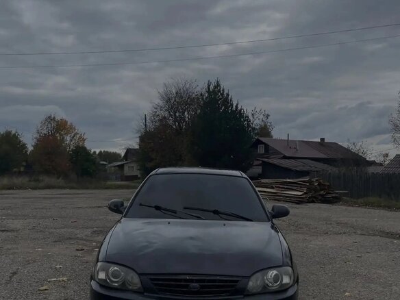 2009 Kia Spectra I Рестайлинг 2, чёрный, 199000 рублей