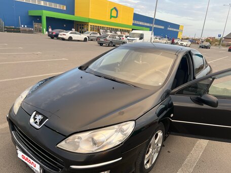 2006 Peugeot 407, чёрный, 315000 рублей, вид 2