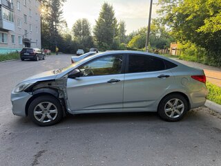 2011 Hyundai Solaris I, голубой, 465000 рублей, вид 4