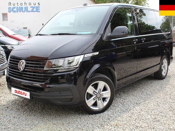 2022 Volkswagen Multivan T6 Рестайлинг, чёрный, 4679088 рублей