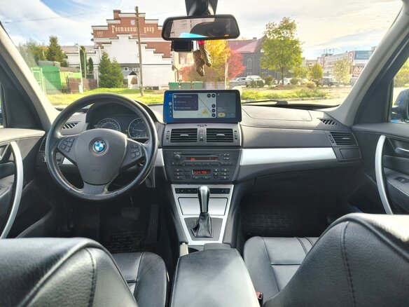 2007 BMW X3 25i I (E83) Рестайлинг, синий, 1200000 рублей - вид 4