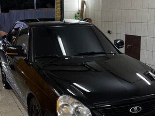 2014 Lada (ВАЗ) Priora I Рестайлинг, чёрный, 650000 рублей, вид 3