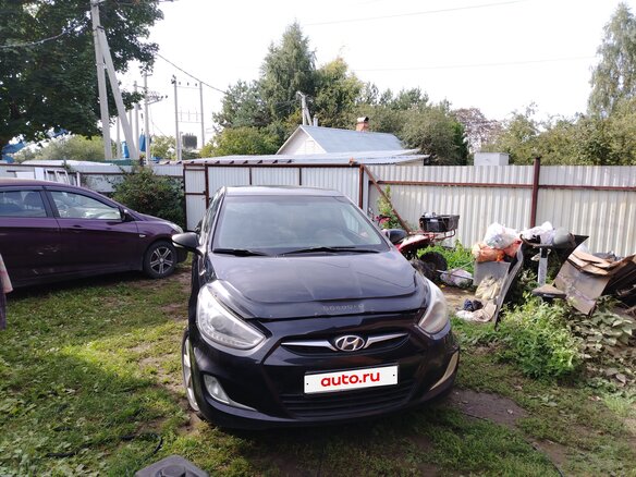 2013 Hyundai Solaris I, чёрный