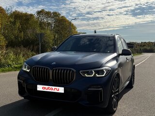 2020 BMW X5 M50d IV (G05/G18), синий, 6000000 рублей, вид 4
