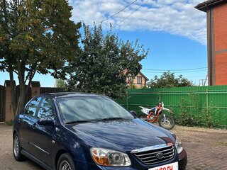 2007 Kia Cerato I Рестайлинг, синий, 750000 рублей, вид 3