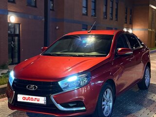 2015 Lada (ВАЗ) Vesta I, красный, 565000 рублей, вид 1