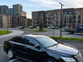 2014 Toyota Camry VII (XV50), чёрный, 1300000 рублей, вид 4