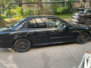 2003 Hyundai Sonata IV (EF) Рестайлинг, чёрный, 230000 рублей, вид 3