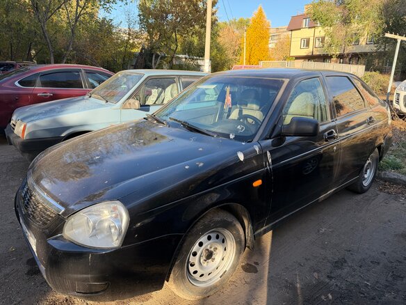 2008 Lada (ВАЗ) Priora I, чёрный