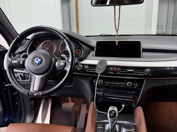 2017 BMW X6 40d II (F16), синий, 4100000 рублей - вид 11
