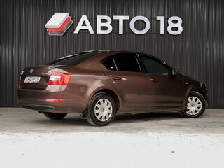 2016 Skoda Octavia III (A7), коричневый, 1375000 рублей, вид 3