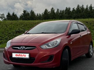 2011 Hyundai Solaris I, красный, 590000 рублей, вид 1