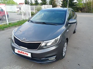 2016 Kia Rio III Рестайлинг, серый, 870000 рублей, вид 3