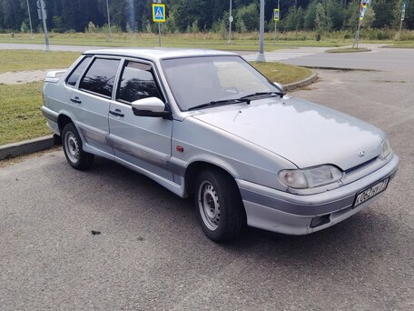 2005 Lada (ВАЗ) 2115, серебристый, 135000 рублей, вид 3