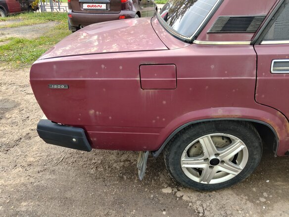 2003 Lada (ВАЗ) 2107, пурпурный, 140000 рублей - вид 9