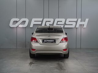 2011 Hyundai Solaris I, бежевый, 799000 рублей, вид 4