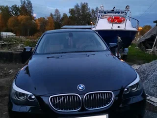 2006 BMW 5 серии 530i V (E60/E61), чёрный, 1300000 рублей, вид 1
